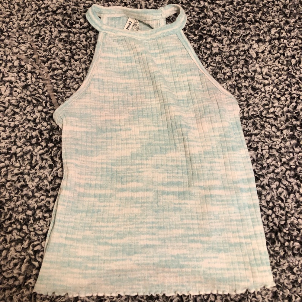 light blue stretchy cami too